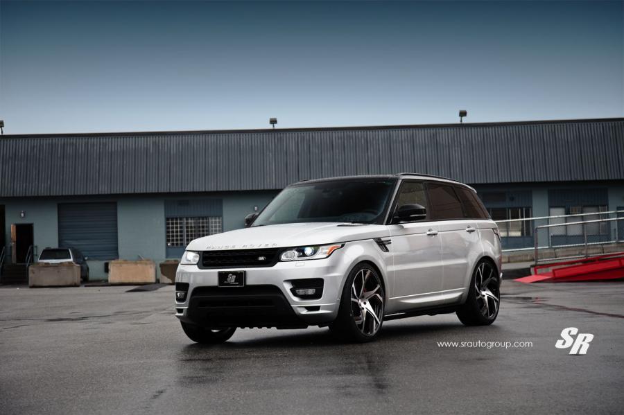Land Rover Range Rover Sport in White by SR Auto Group on PUR Wheels '2015